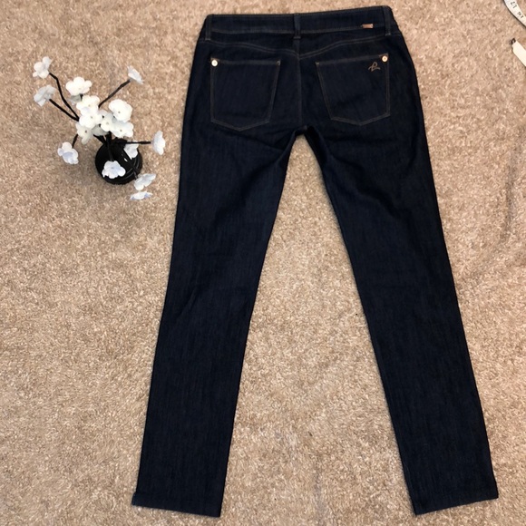 DL1961 ANGEL mid-rise Skinny Ankle Dark Jeans - Picture 3 of 8